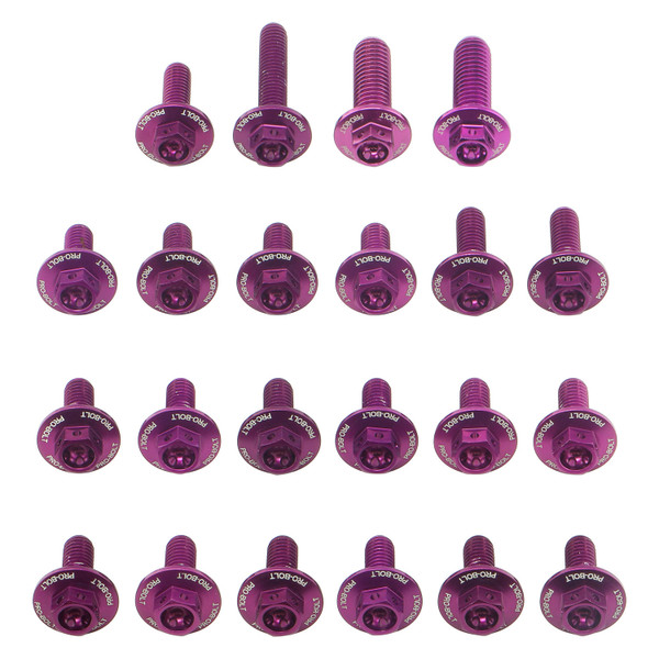 Aluminium Body Panel Kit Yamaha YZ250 -250F Race Spec Etched Purple