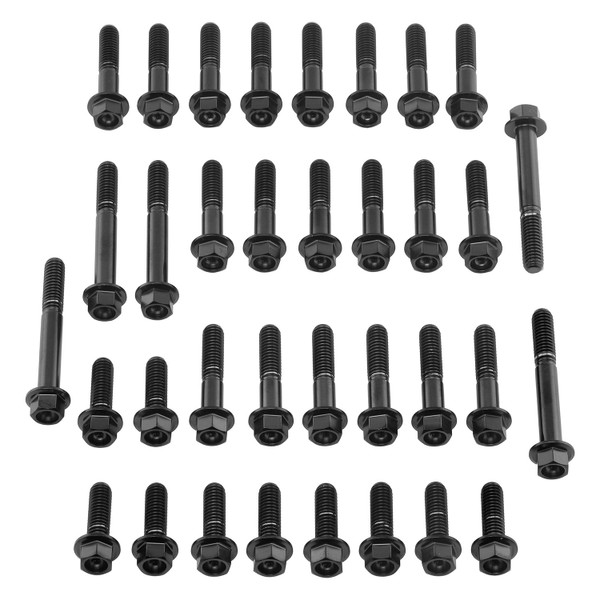 Titanium Engine Kit Yamaha MT09 Flanged Hex Black