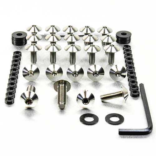 Titanium Body Panel Bolt Kit Kawasaki KX250F 4 Stroke