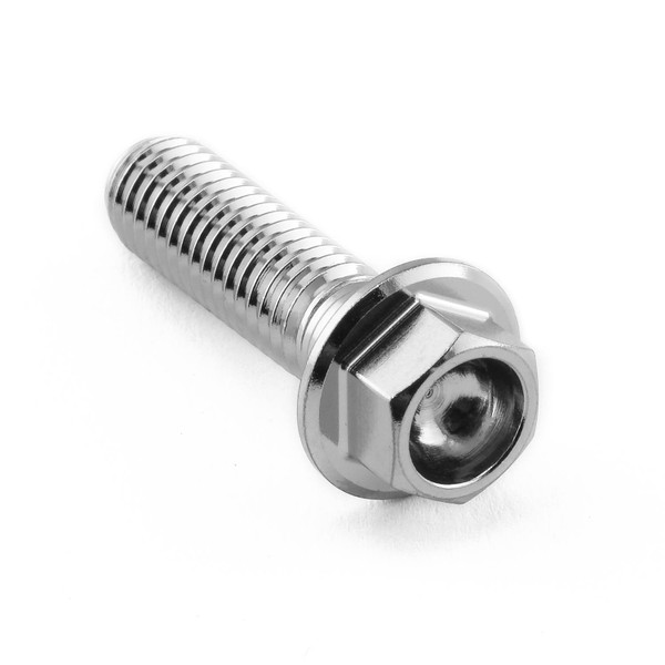 Stainless Steel Flanged Hex Head Bolt M8x(1.25mm)x28mm