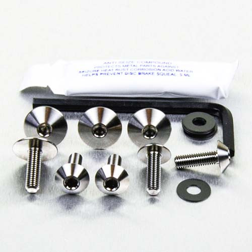 Titanium Mudguard & Hugger Bolt Kit