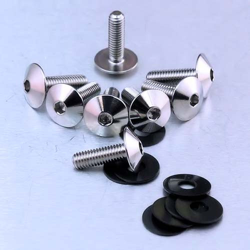 Stainless Steel Mudguard & Hugger Bolt Kit