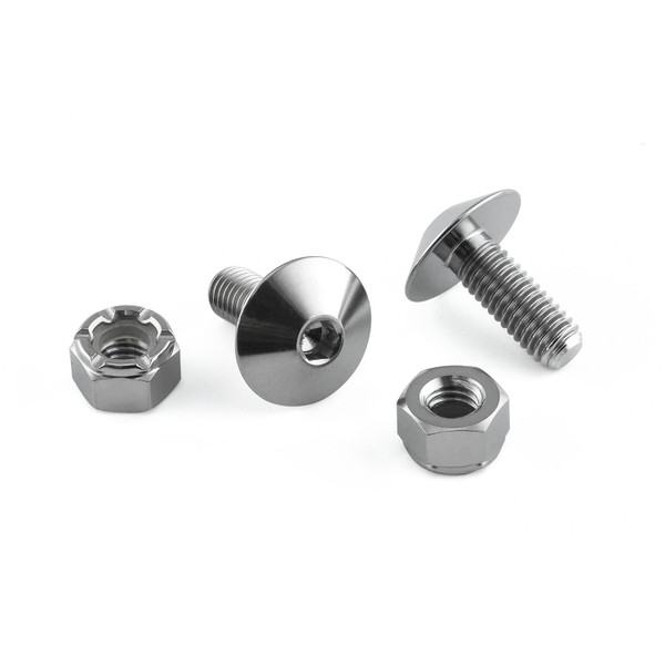 Titanium Number Plate Kit 20