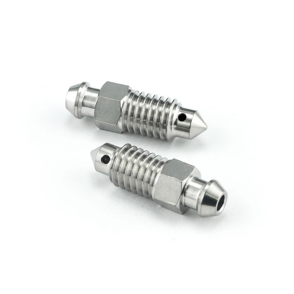 Stainless Steel Bleed Nipple M8x(1.25mm) Pack x2