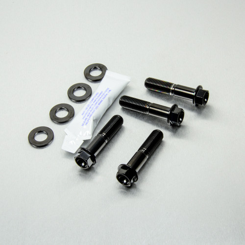 Stainless Steel Frame to Engine Mount Bolt Kit Black