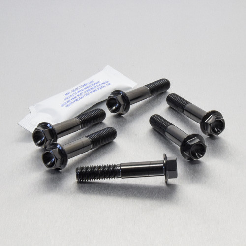 Stainless Steel Top & Bottom Yoke Pinch Set Black