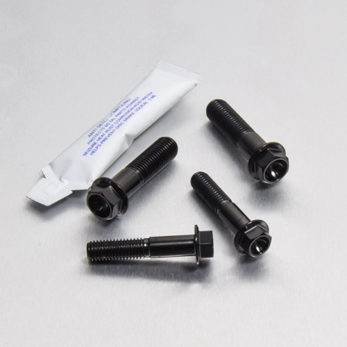 Stainless Steel Top & Bottom Yoke Pinch Set Black