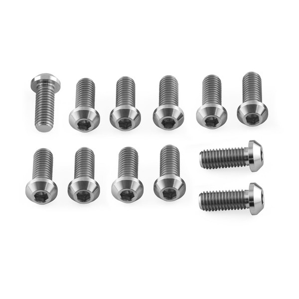 Titanium Disc Bolt To Fit Ducati/Aprilia M8x20mm Pack x12