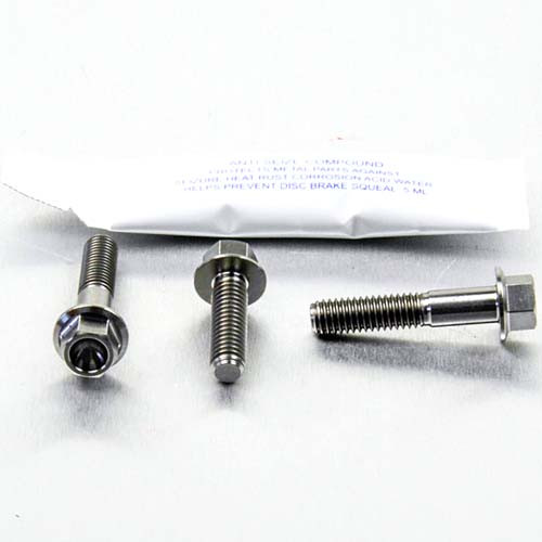 Titanium Brake & Clutch Lever Perch Pinch Bolt Kit
