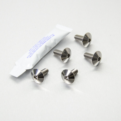 Titanium Chain Guard Mount Bolt Kit