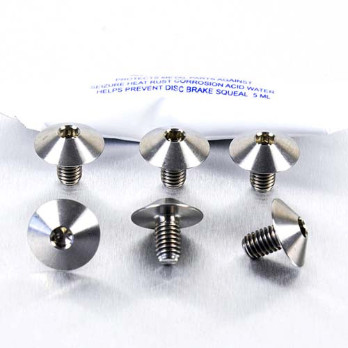 Titanium Exhaust End Cap Bolt Kit