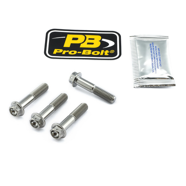Titanium Front Axle Pinch Bolt Kit Race Spec