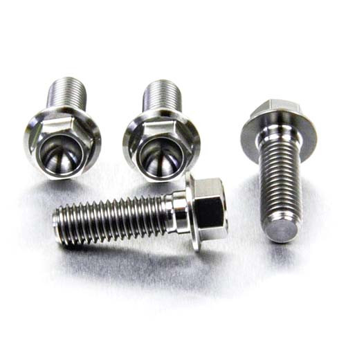 Titanium Front Axle Pinch Bolt Kit