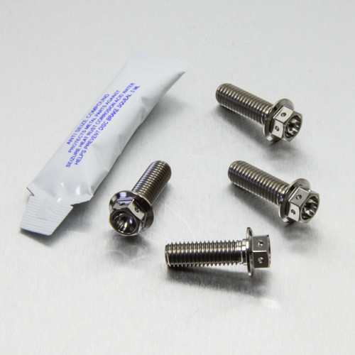 Titanium Front Axle Pinch Bolt Kit Race Spec