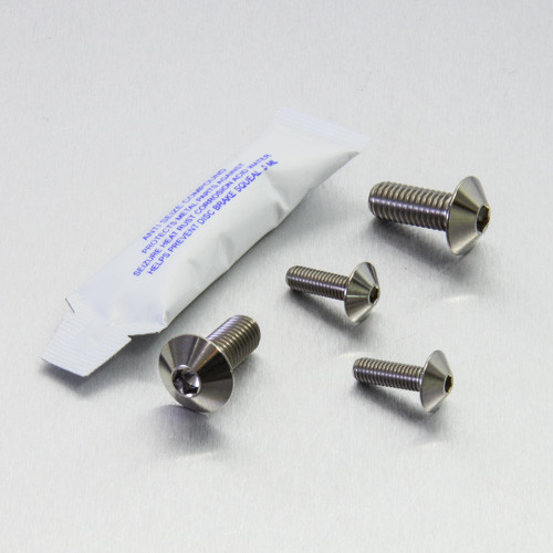Titanium Headlight Mount Bolt Kit