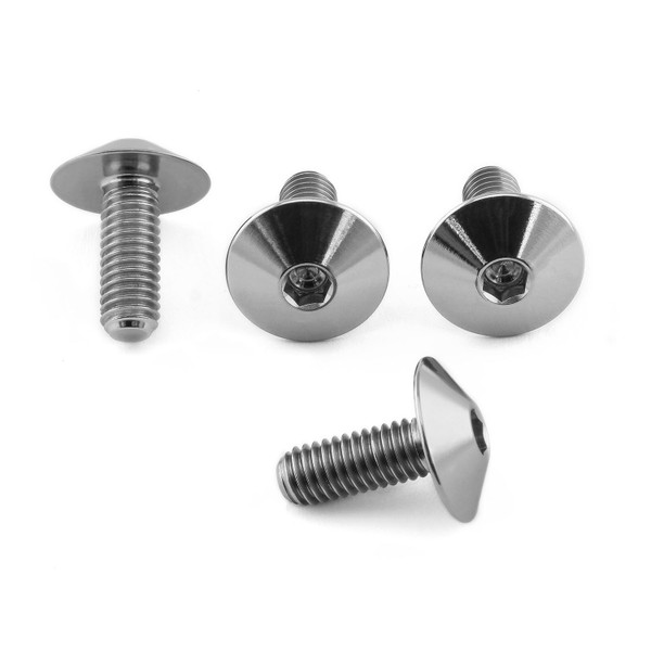 Titanium Number Plate Bolt Kit