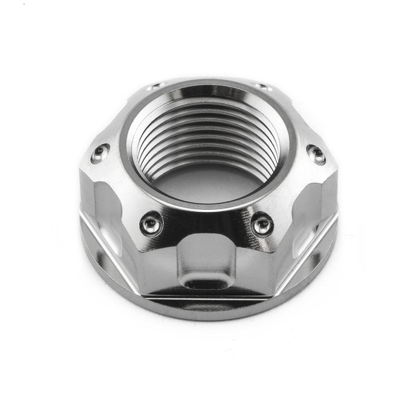 Titanium Flanged Axle Nut M18x(1.50mm) Rear Wheel