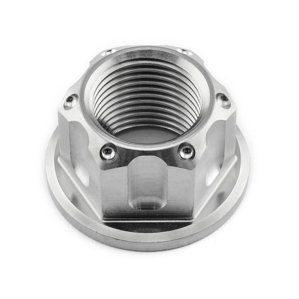 Titanium Flanged Axle Nut M18x(1.50mm) Front Wheel