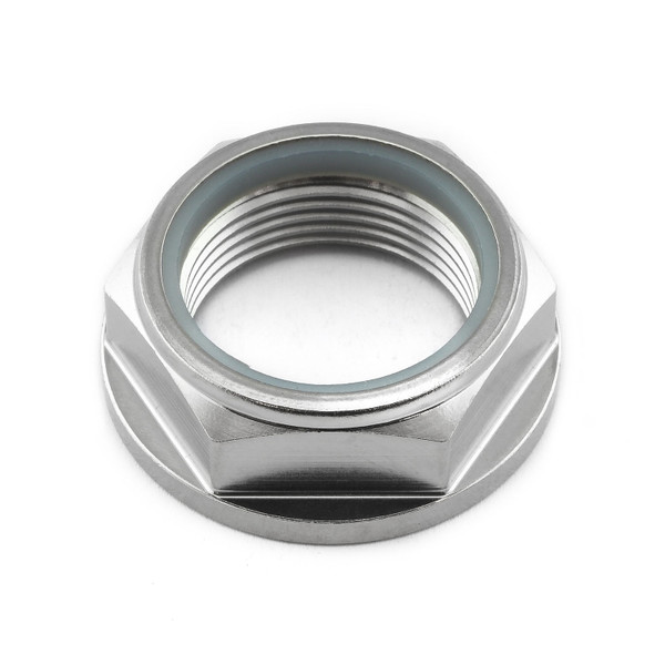 Titanium Flanged Nut M25x(1.50mm) Nylock