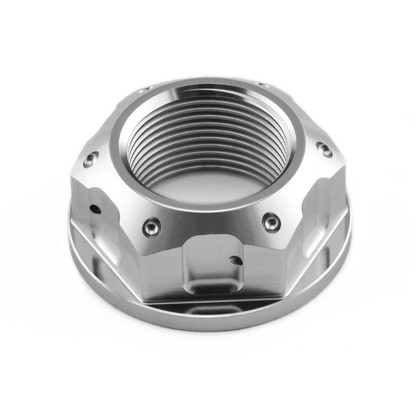 Titanium Flanged Nut M25x(1.50mm) Drilled