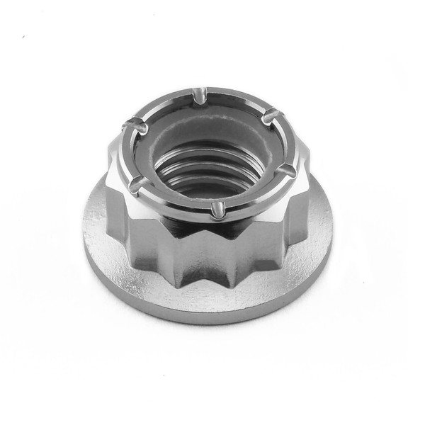 Titanium Nylon Flanged Bi-Hex Nut M10x(1.50mm)