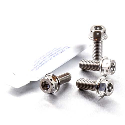 Titanium Pillion Footrest Hanger Bolt Kit DualDrive