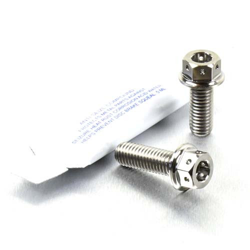 Titanium Pillion Footrest Hanger Bolt Kit DualDrive