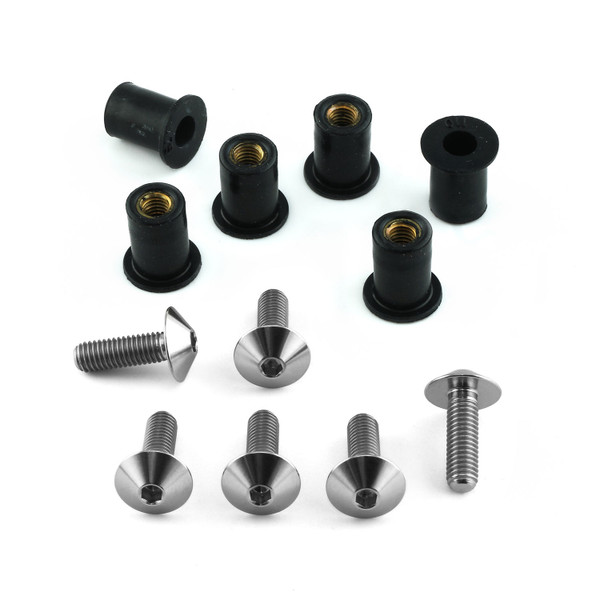 Titanium Screen Kit 6 Bolt