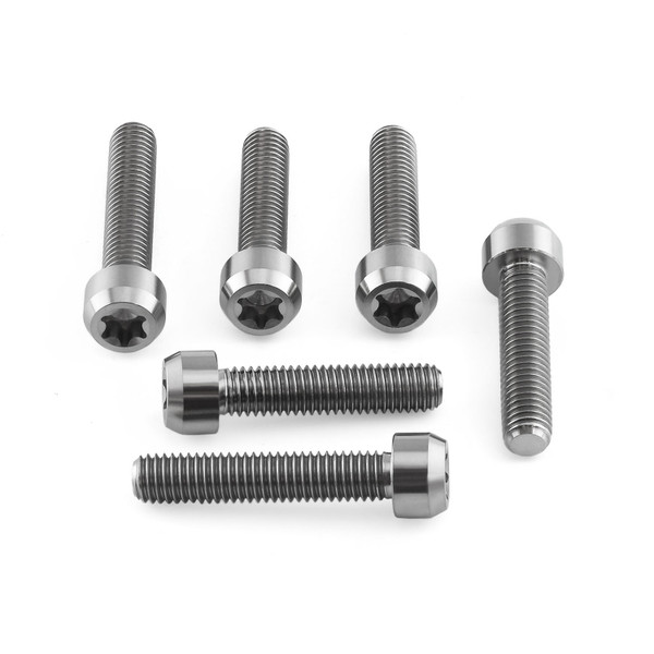 Titanium Top & Bottom Clamp Yoke Pinch Kit Torx Drive