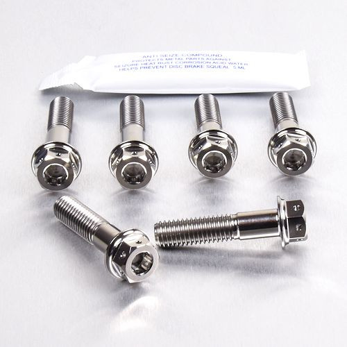 Titanium Top & Bottom Clamp Yoke Pinch Kit DualDrive