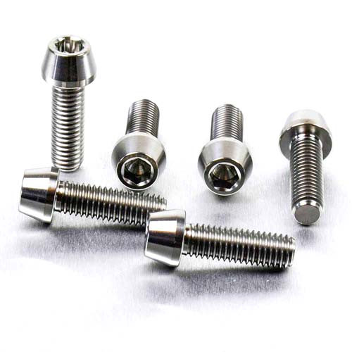 Titanium Top & Bottom Clamp Yoke Pinch Kit