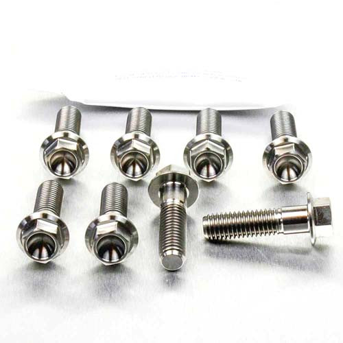 Titanium Top & Bottom Clamp Yoke Pinch Kit