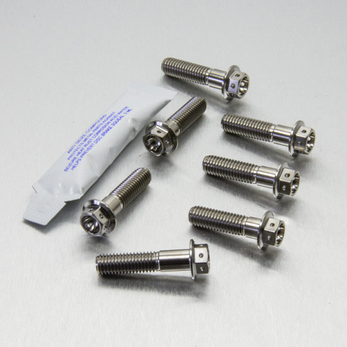 Titanium Top & Bottom Clamp Yoke Pinch Kit Race Spec