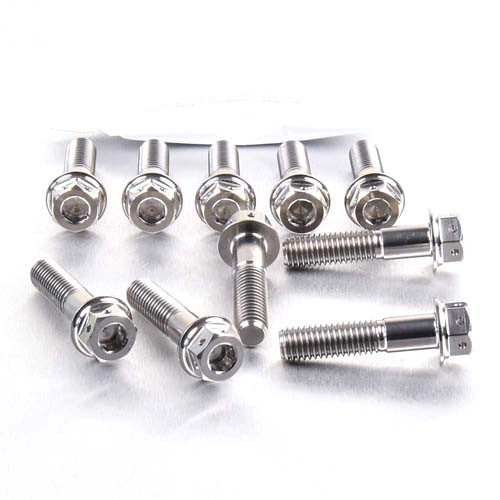 Titanium Top & Bottom Clamp Yoke Pinch Kit DualDrive