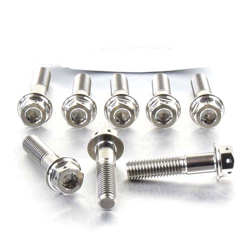 Titanium Top & Bottom Clamp Yoke Pinch Kit DualDrive