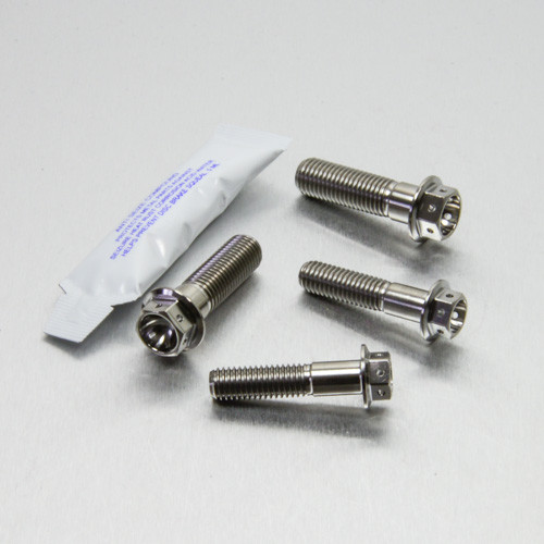 Titanium Top & Bottom Clamp Yoke Pinch Kit Race Spec