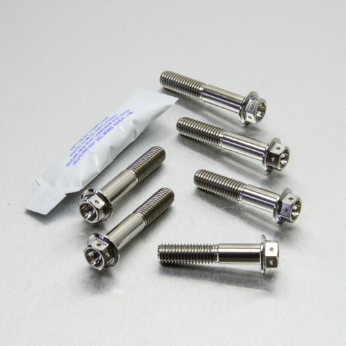 Titanium Top & Bottom Clamp Yoke Pinch Kit Race Spec