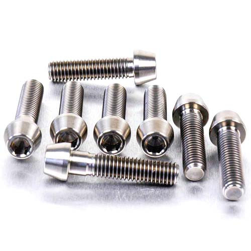 Titanium Top & Bottom Clamp Yoke Pinch Kit