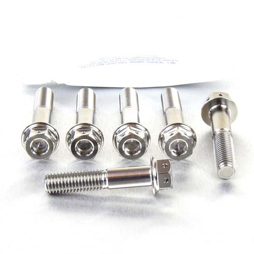 Titanium Top & Bottom Clamp Yoke Pinch Kit DualDrive