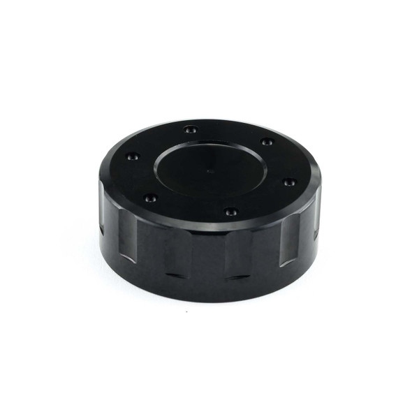 Aluminium Reservoir Cap Round Clutch Black