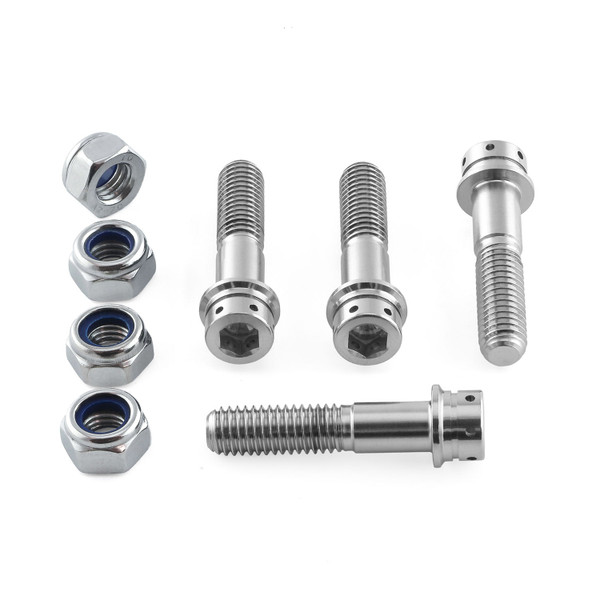 Stainless Steel Subframe Mount Bolt Kit Flanged Socket Cap Race Spec