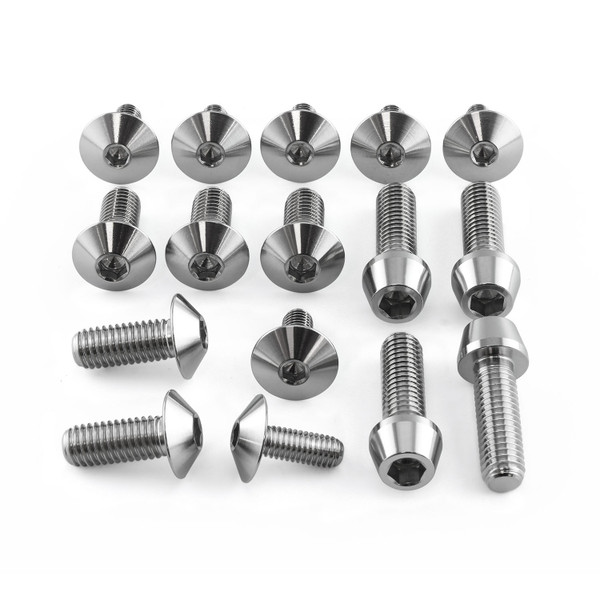 Titanium Bodywork Bolt Kit - Indian Chieftain - Dark Horse/Elite/Premium/Standard 111/116