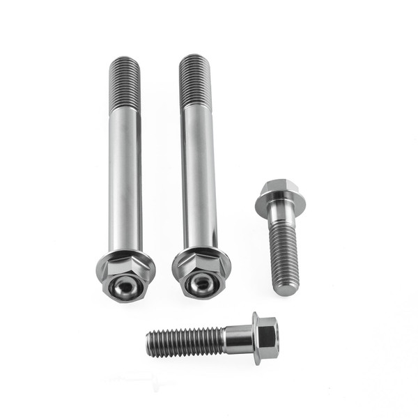 Titanium Clip-On / Handle Bar Mount Bolt Kit 