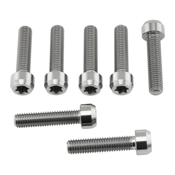 Titanium Top & Bottom Clamp Yoke Pinch Kit Torx Drive