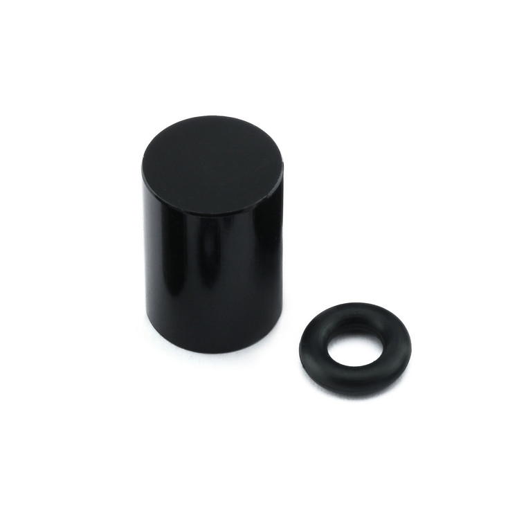 Aluminium Bleed Nipple Cover 7mm Single Black