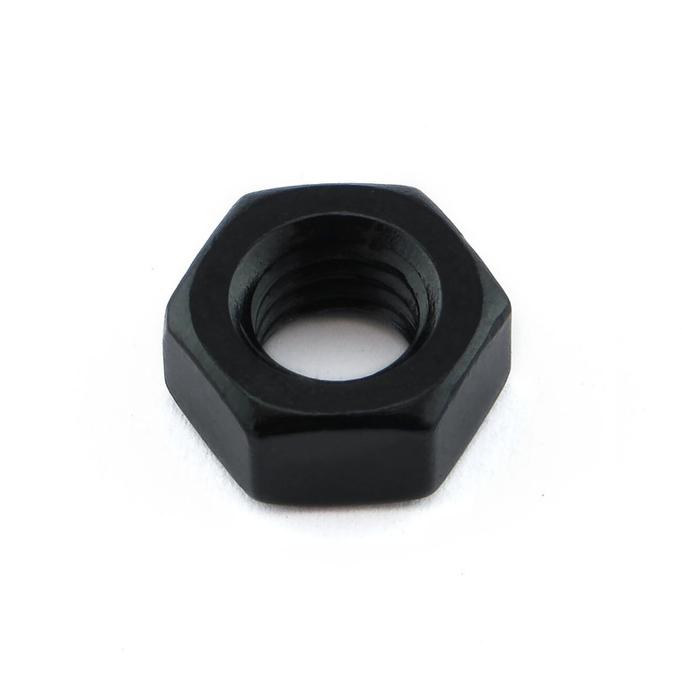 Αλουμίνιο πλήρες καρύδι M6x (1.00mm) (αριστερό νήμα χεριών) μαύρο