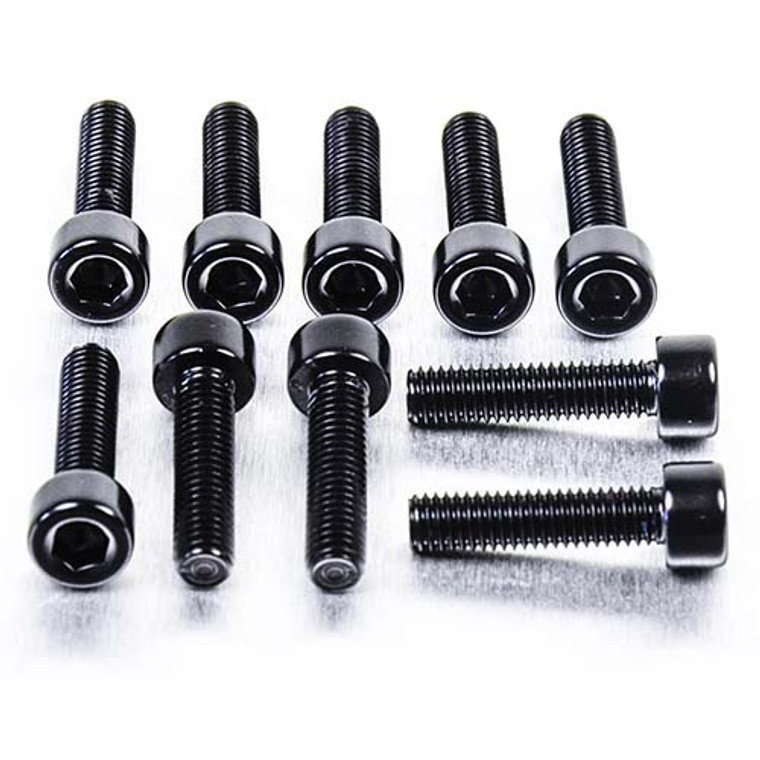 Aluminium Allen Bolt M5x(0.80mm)x20mm Pack x10 Black