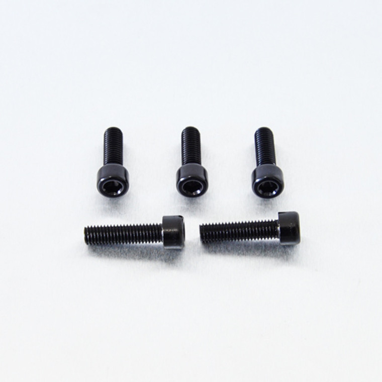 Aluminium Allen Bolt M8x(1.25mm)x30mm Pack x5 Black