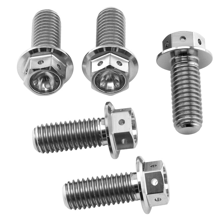 Titanium Disc Bolt M8x20mm Race Spec Pack x12