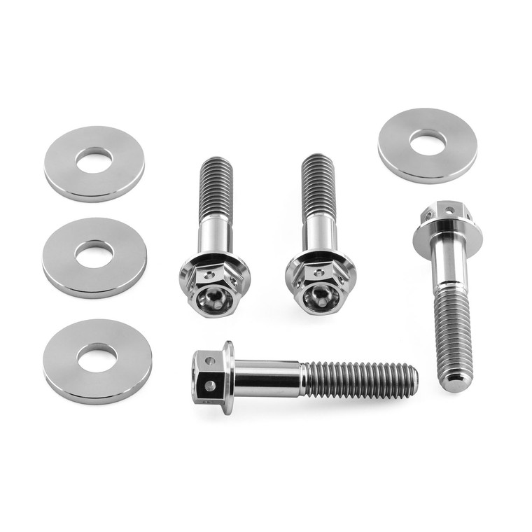 Titanium radiatorbevestigingsboutset Race-specificatie